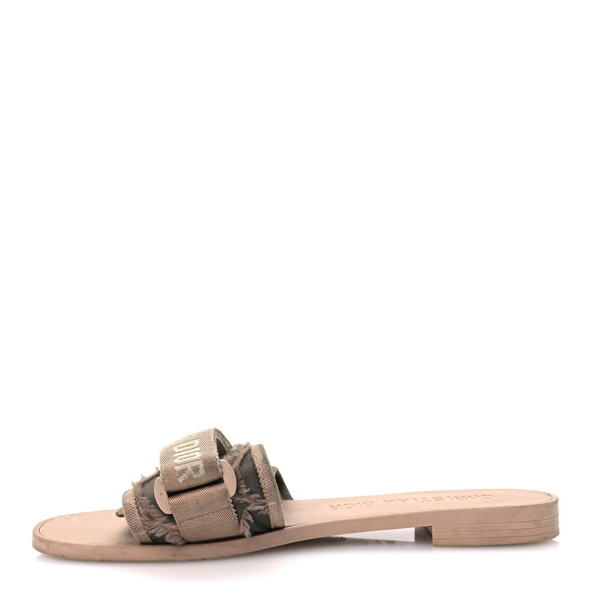 Nylon Camouflage Dio(r)evolution Slide Sandals 39 Nude