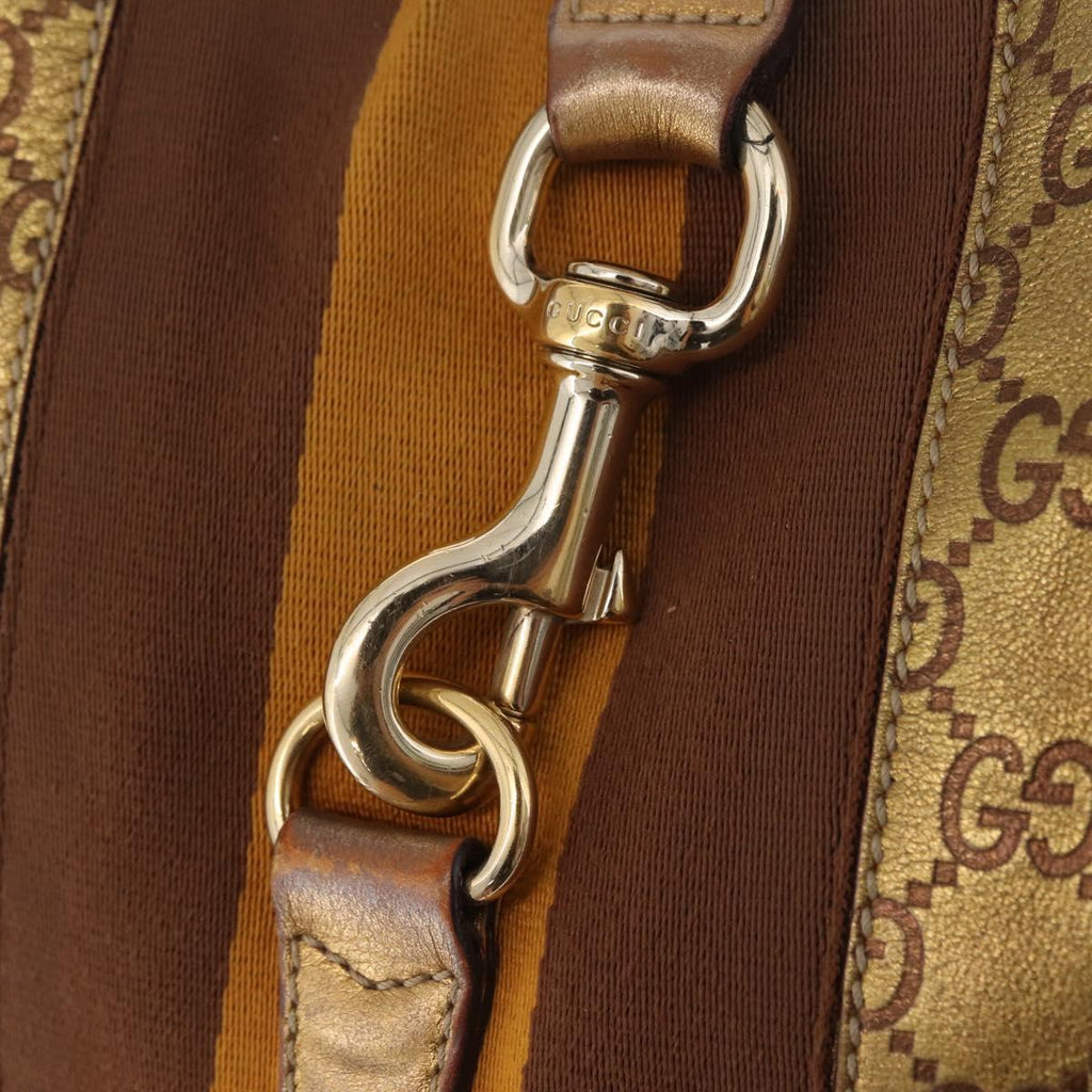 GUCCI GuccissimaGG Sherry Line Jackie Shoulder Bag Leather 153029 Auth 208168A