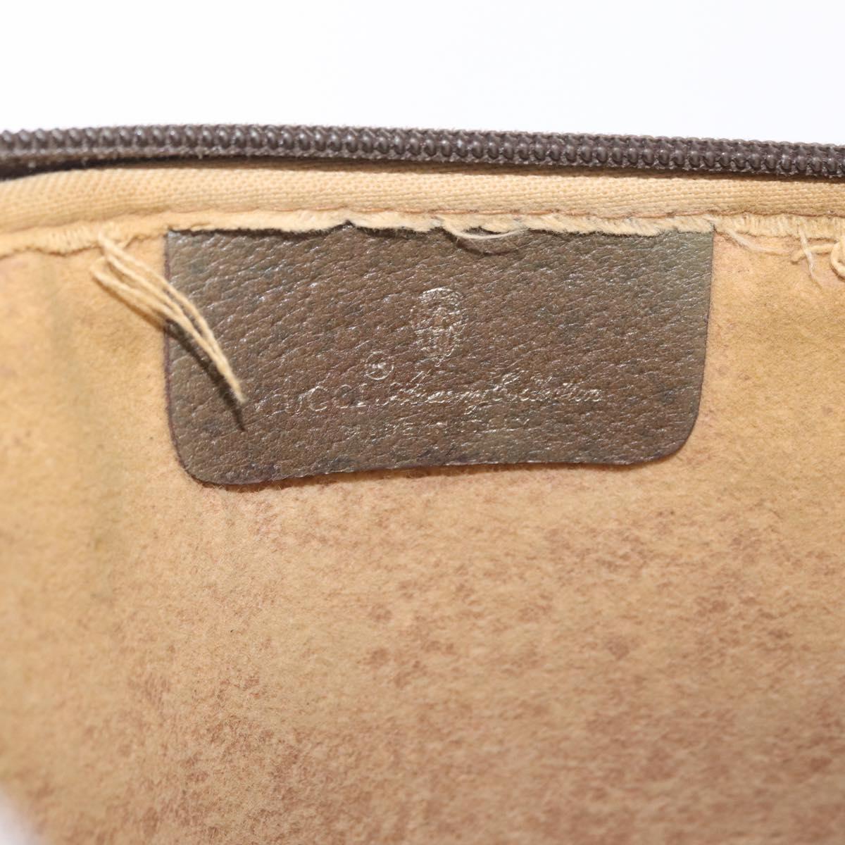 GUCCI GG Supreme Shoulder Bag PVC Beige Gold 89 02 068 Auth 208390