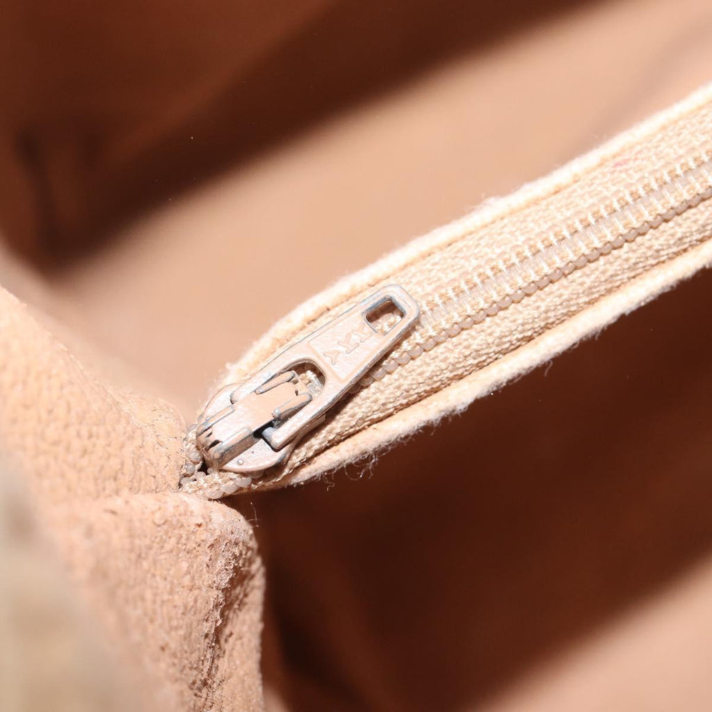 GUCCI Micro GG Supreme Boston Bag PVC Beige Gold 000 39 0158 Auth 208432