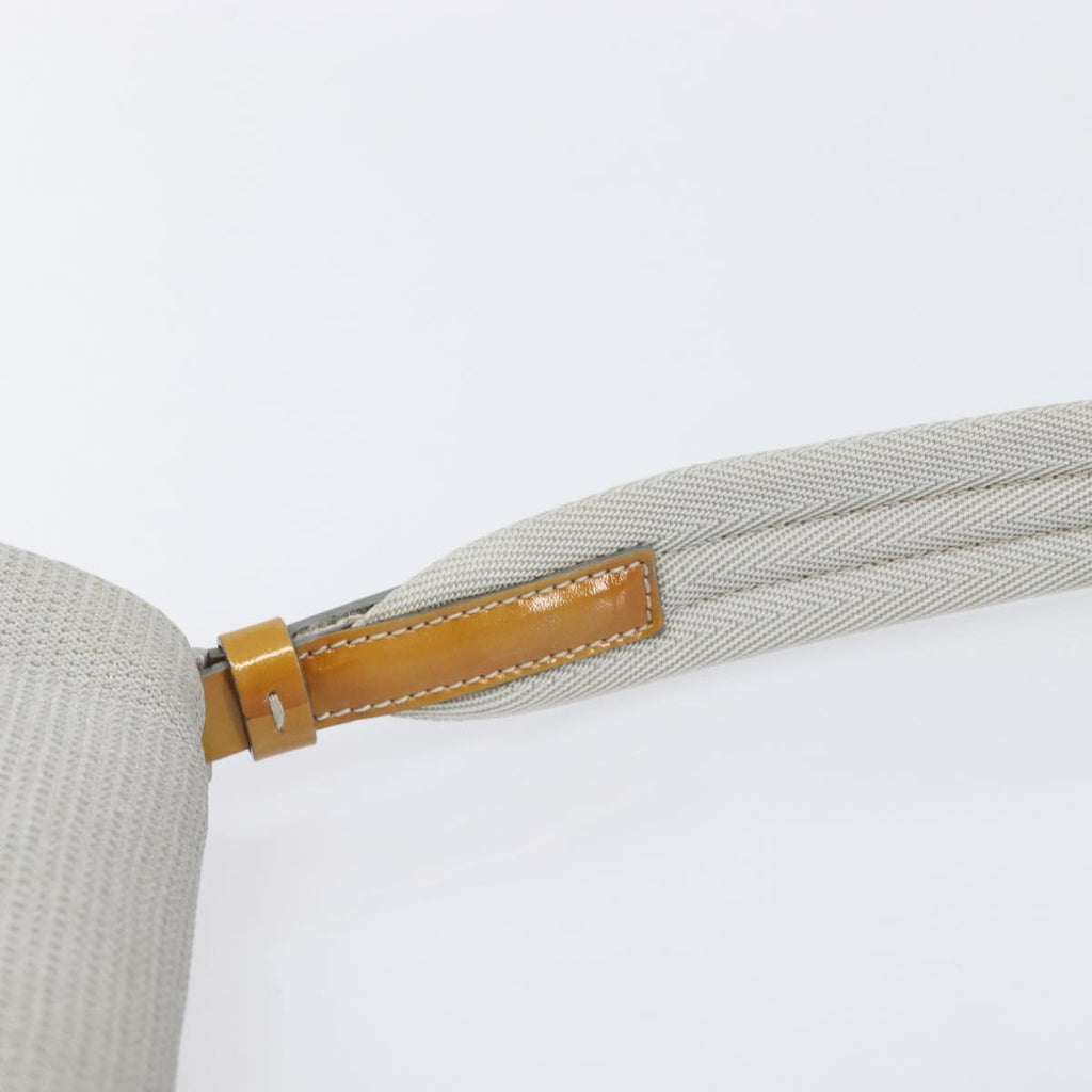 PRADA PRADA Sports Shoulder Bag Nylon Gray Silver Auth 208699A
