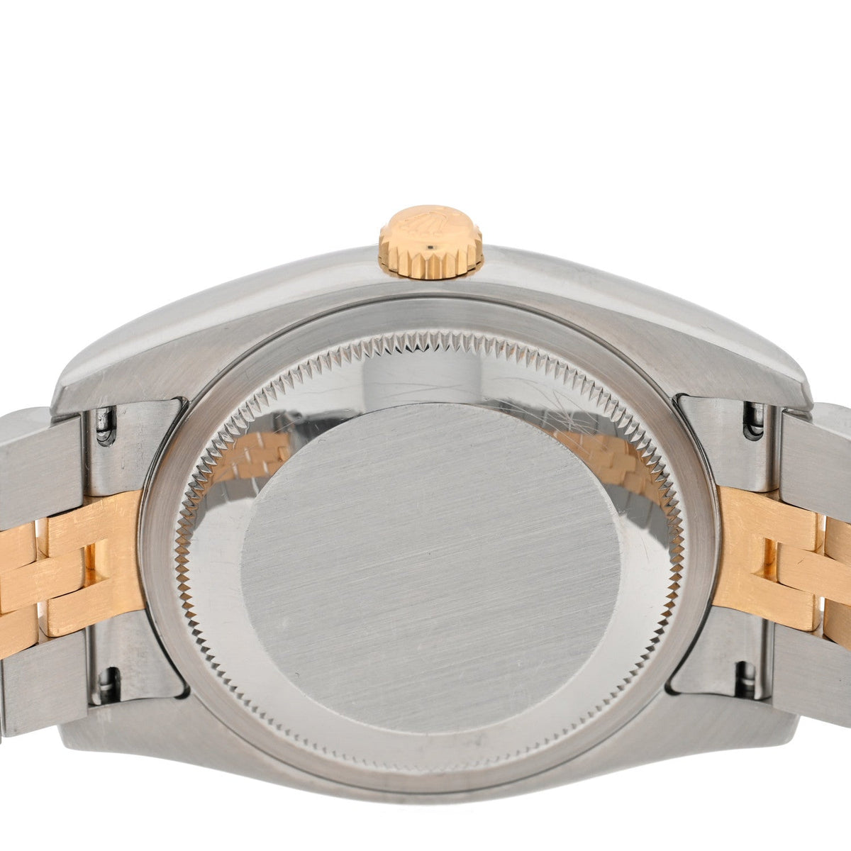 Stainless Steel 18K Yellow Gold Diamond 36mm Oyster Perpetual Datejust Watch Champagne 116233