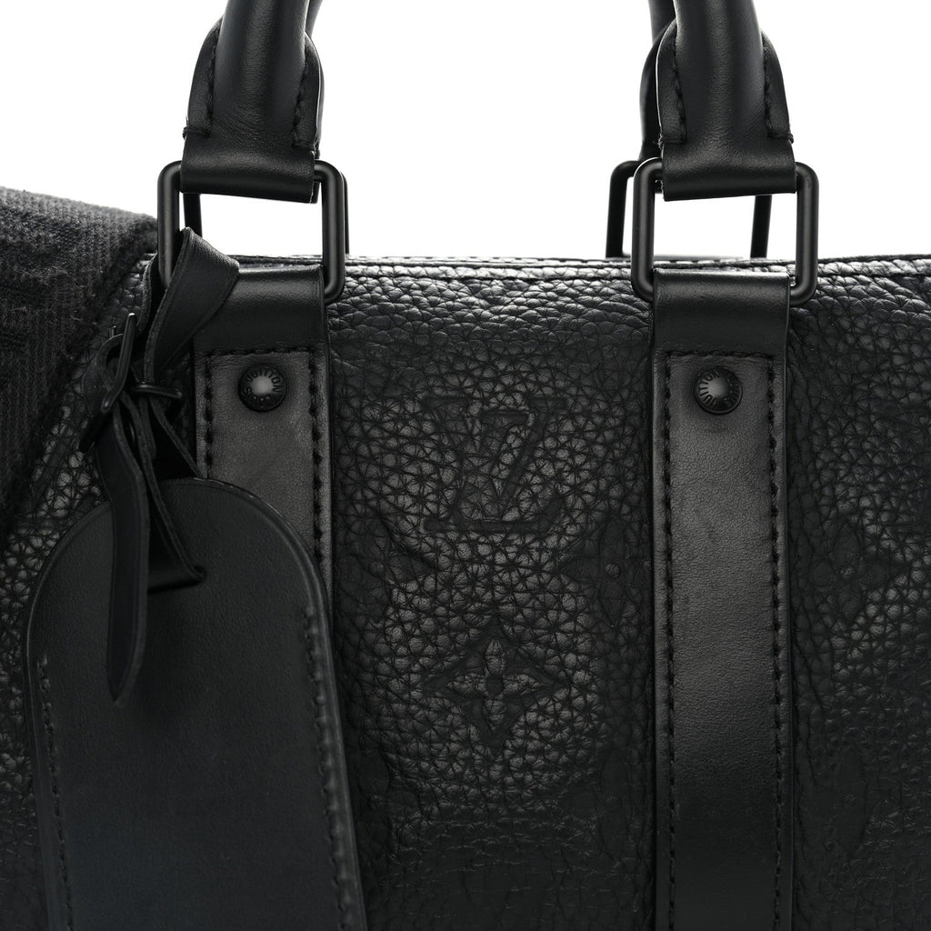 Monogram Taurillon Keepall Bandouliere 25 Black