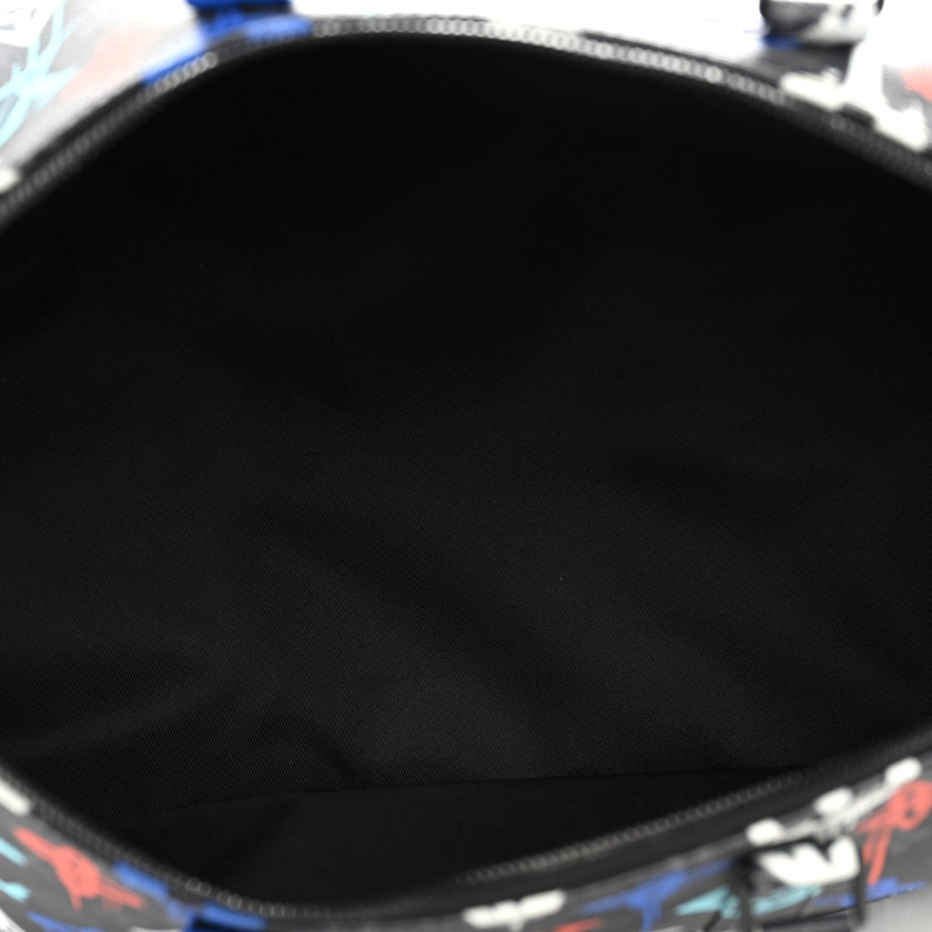 Monogram Eclipse LV Graffiti Keepall Bandouliere 50 Multicolor