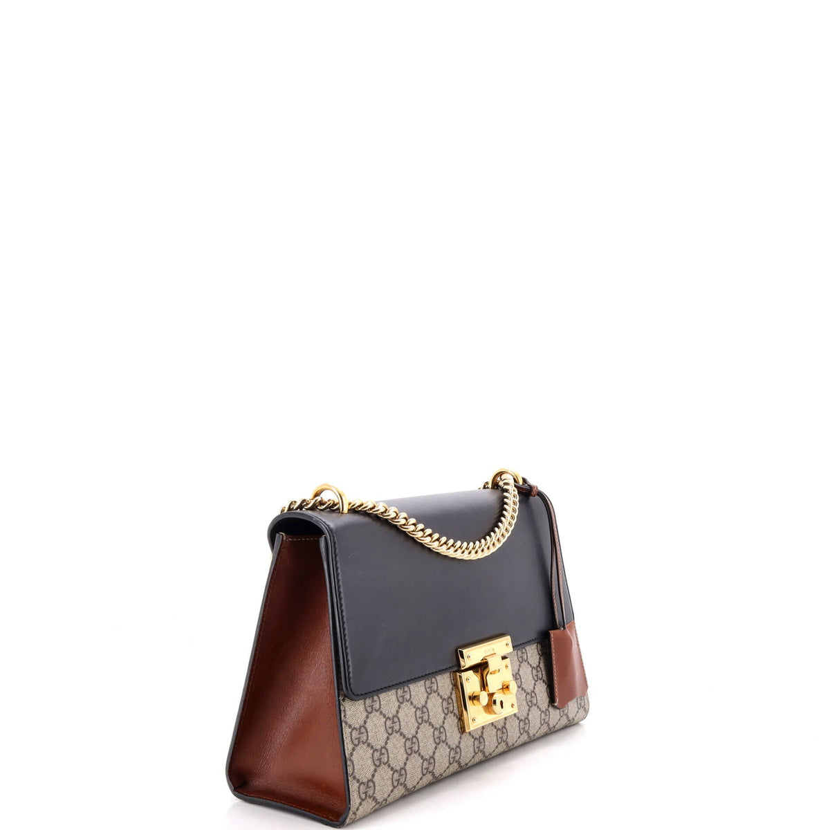 Padlock Shoulder Bag GG Coated Canvas and Leather Medium