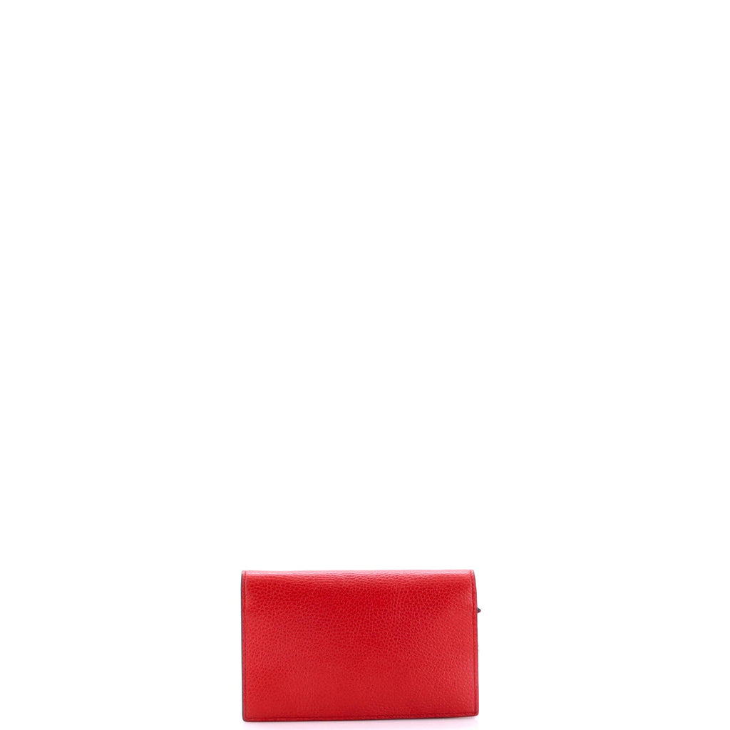 Interlocking Wallet on Chain Leather