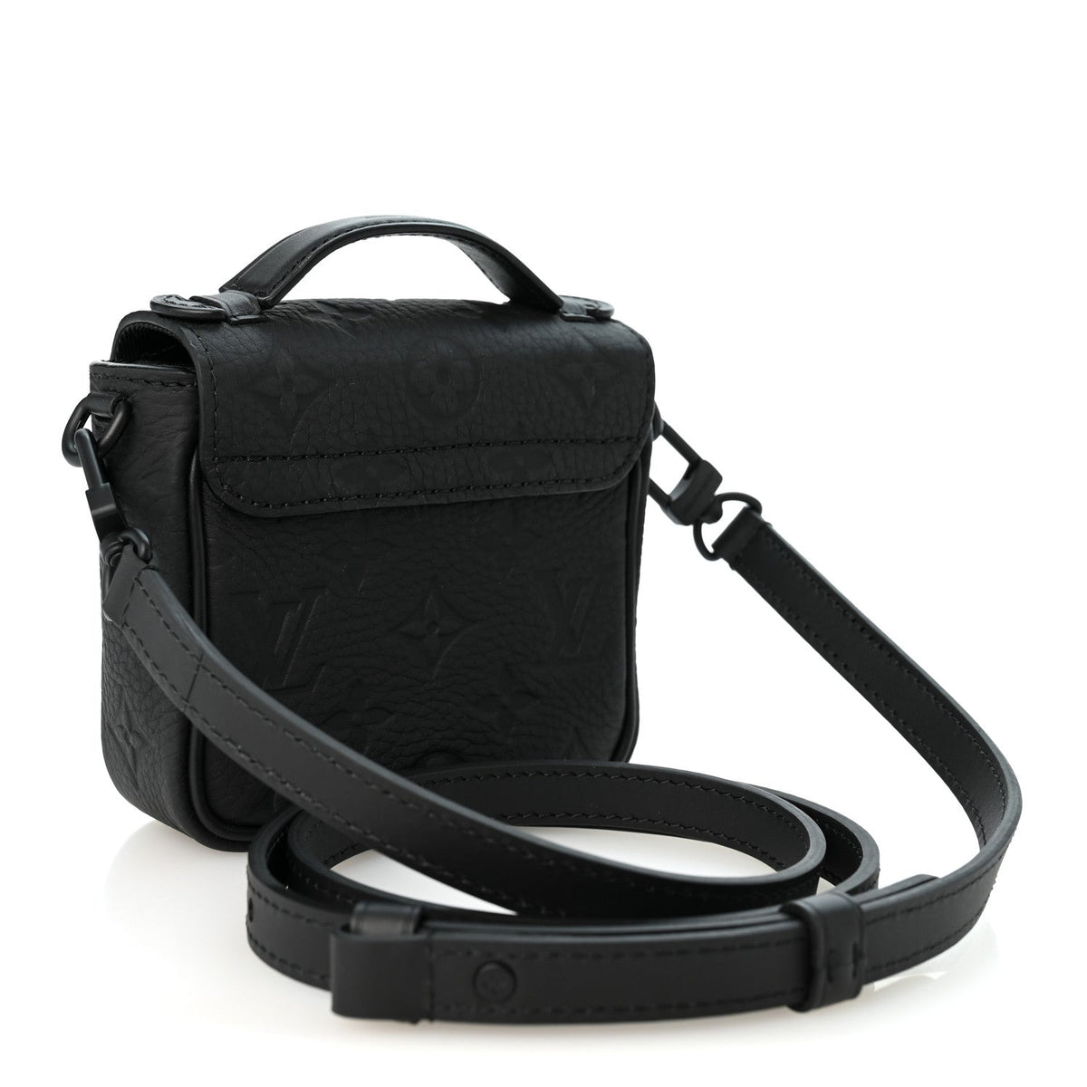 Taurillon Monogram Pico S Lock Ultra Black