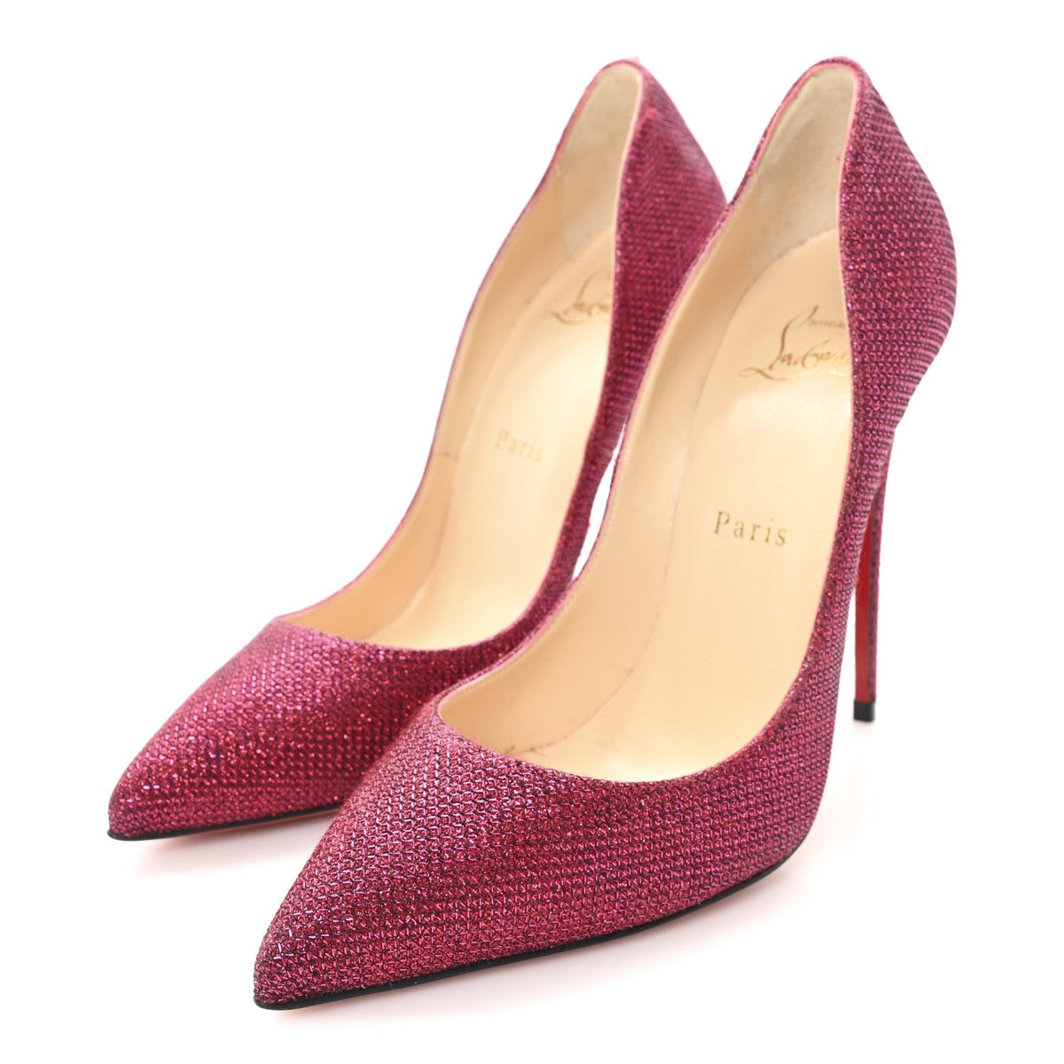 Glitter Tisse Pigalle Follies 120 Pumps 37.5 Cassis
