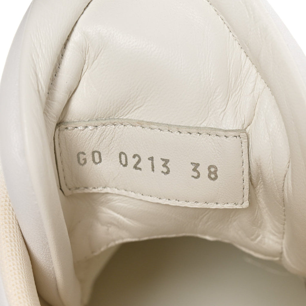 Calfskin Technical Nylon LV Archlight Sneakers 38 White Blue Gris