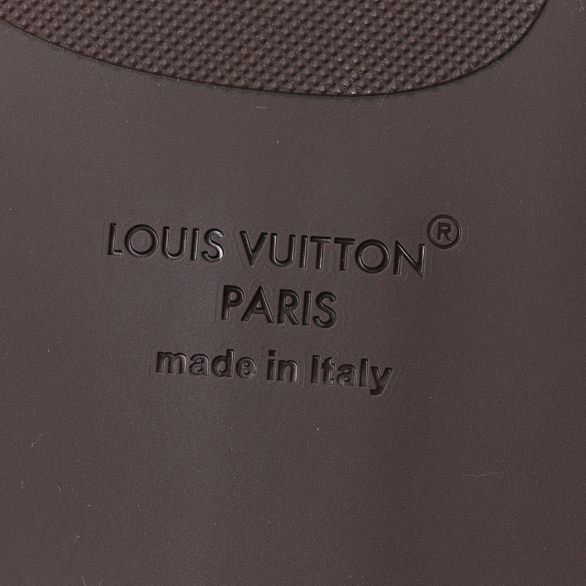 Supple Calfskin Blooming Monogram Mens LV Sunset Thong Sandals 8 Marron