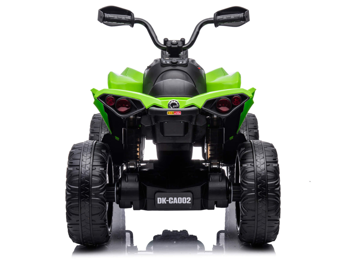 24V Can-Am Kids Renegade 4WD Ride-On Quad - Green
