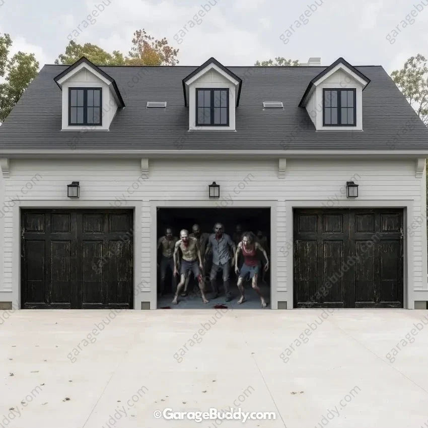 Zombie Invasion | Halloween Garage Door Cover