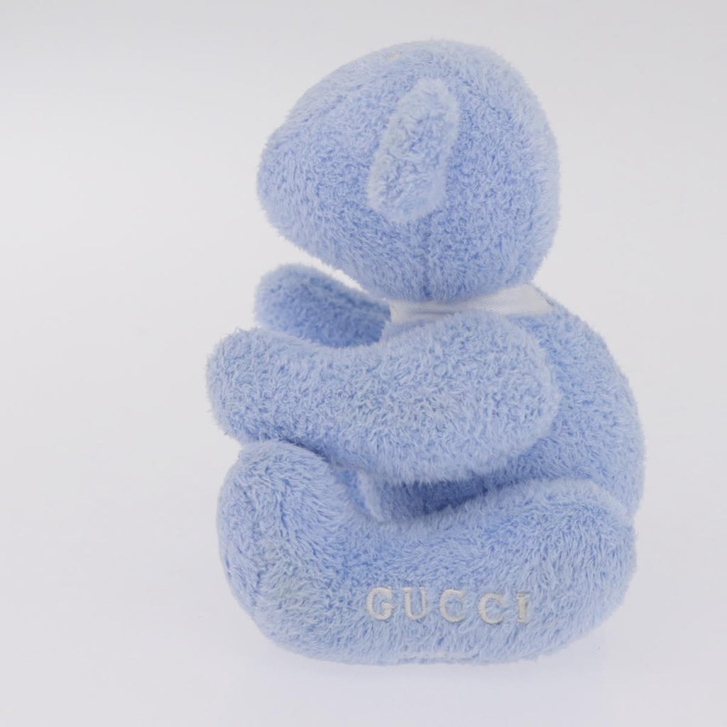 GUCCI Teddy Bear Pile 2 Set Light Blue Auth BA16761