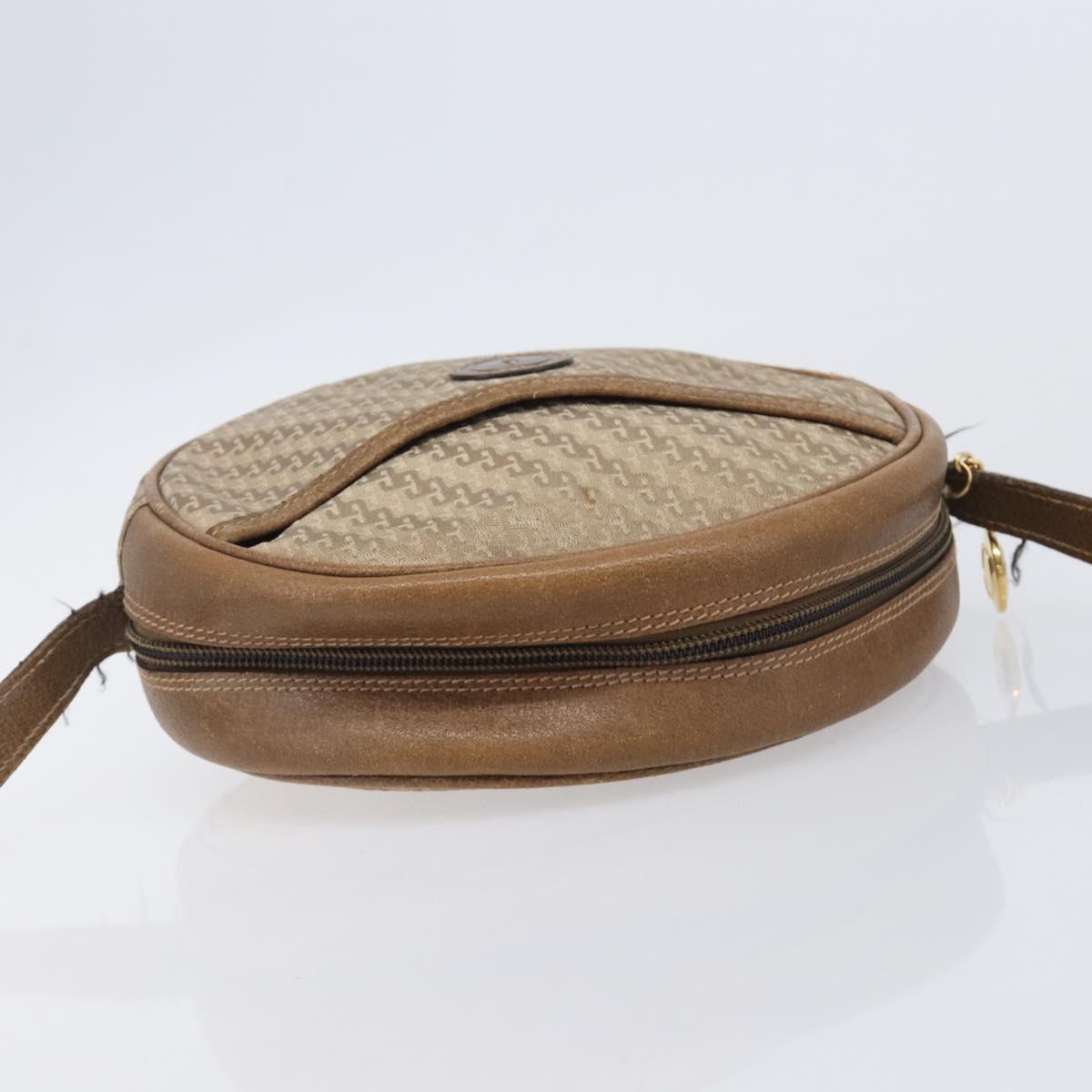 GUCCI Shoulder Bag Canvas Beige Gold 007 58 0179 Auth bs37586