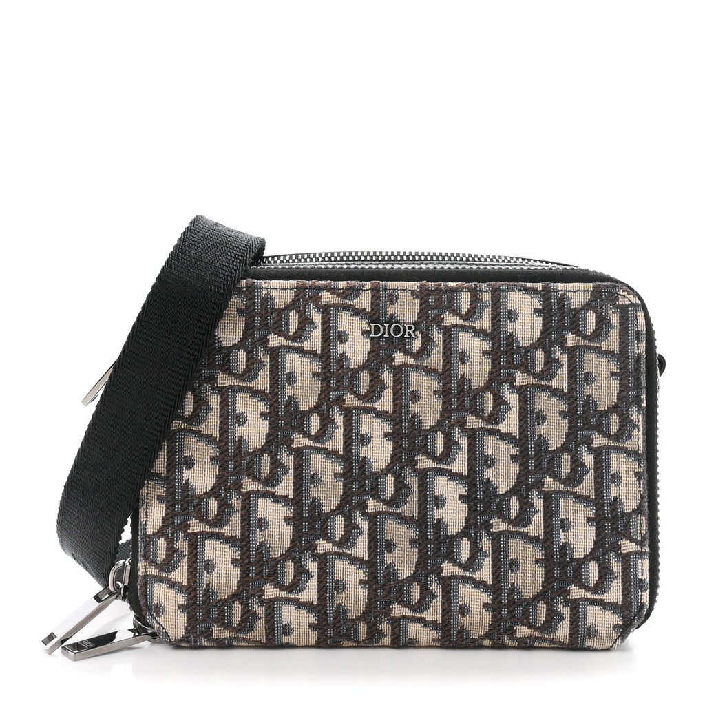 Oblique Messenger Pouch Black