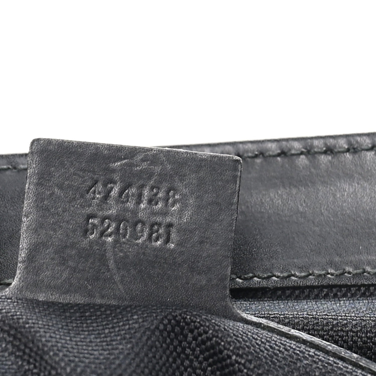 GG Supreme Monogram Web Flap Messenger Bag Black Grey