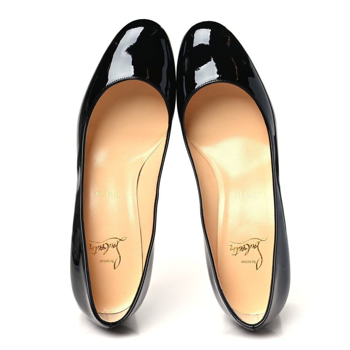 Patent Calfskin Miss Sab 55 Pumps 38 Black