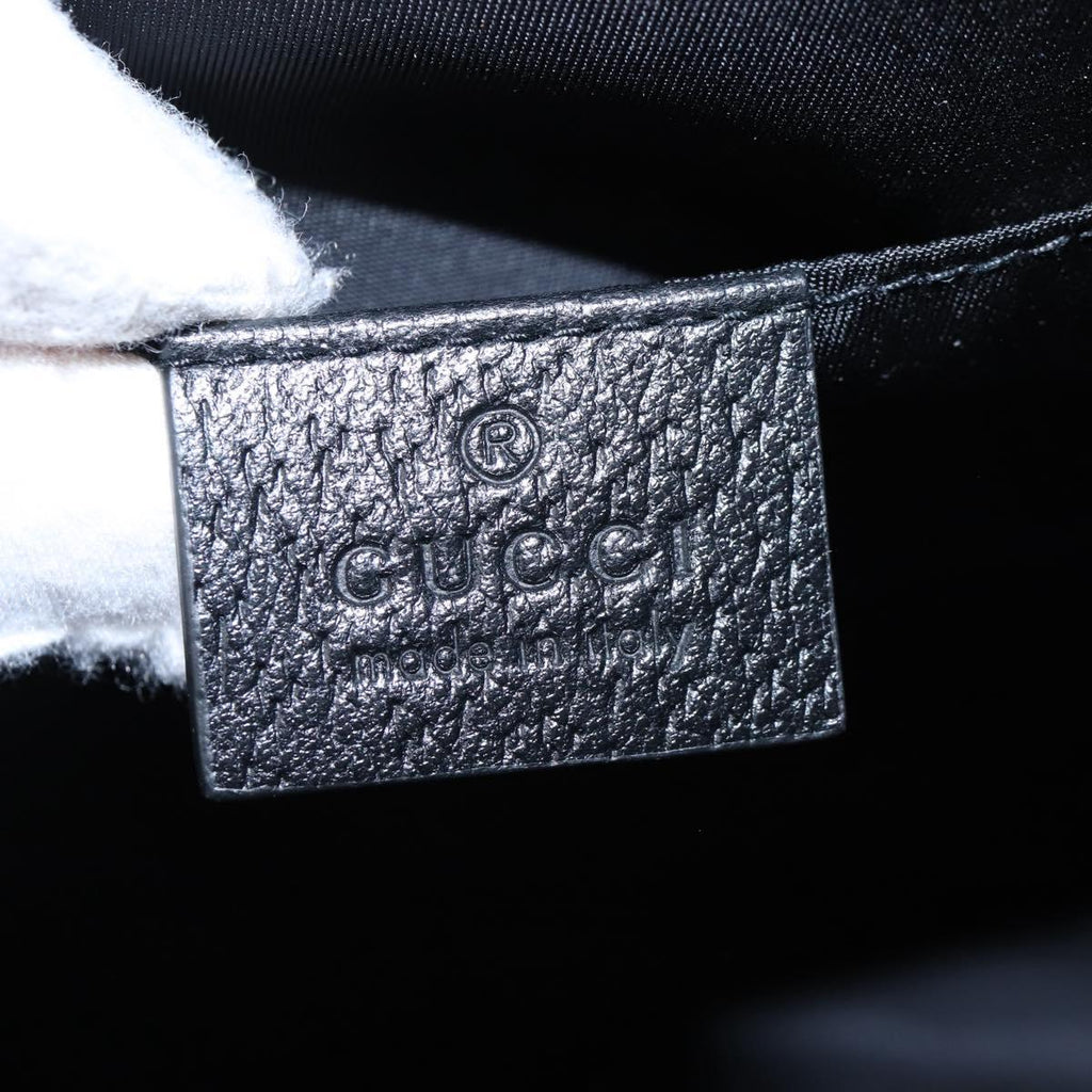 GUCCI GG Canvas Off The Grid Bag Nylon Black Silver 625850 Auth ep16445V