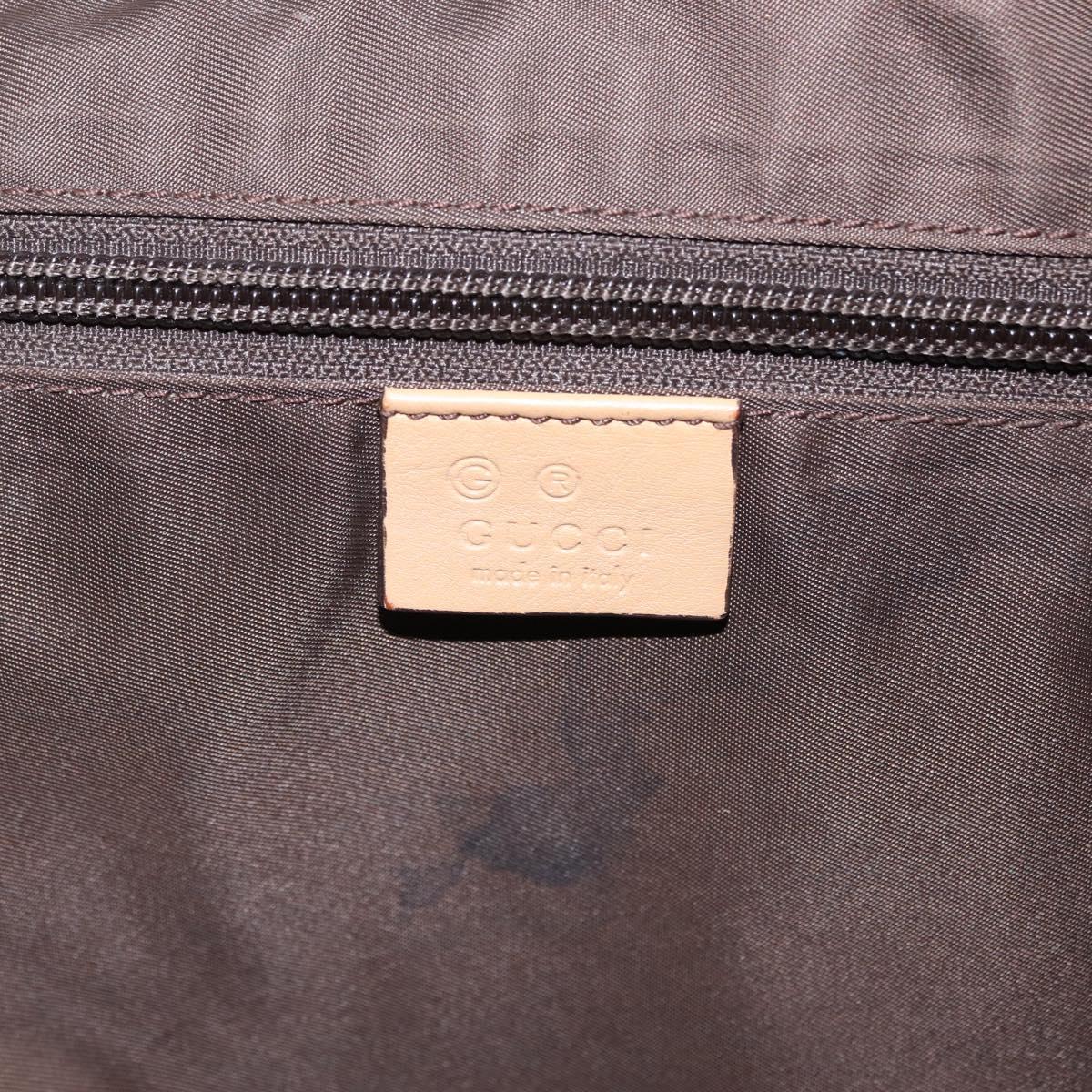 GUCCI GG Canvas Tote Bag 2way Outlet Light Blue Silver 257298 Auth ep16449A