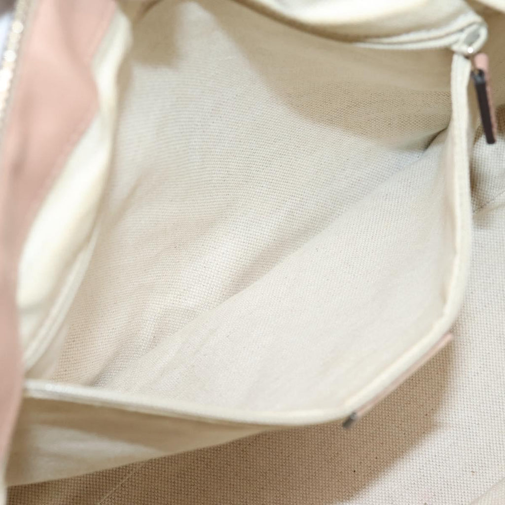 GUCCI GG Canvas Hand Bag 2way Beige Gold 247902 Auth ep16887