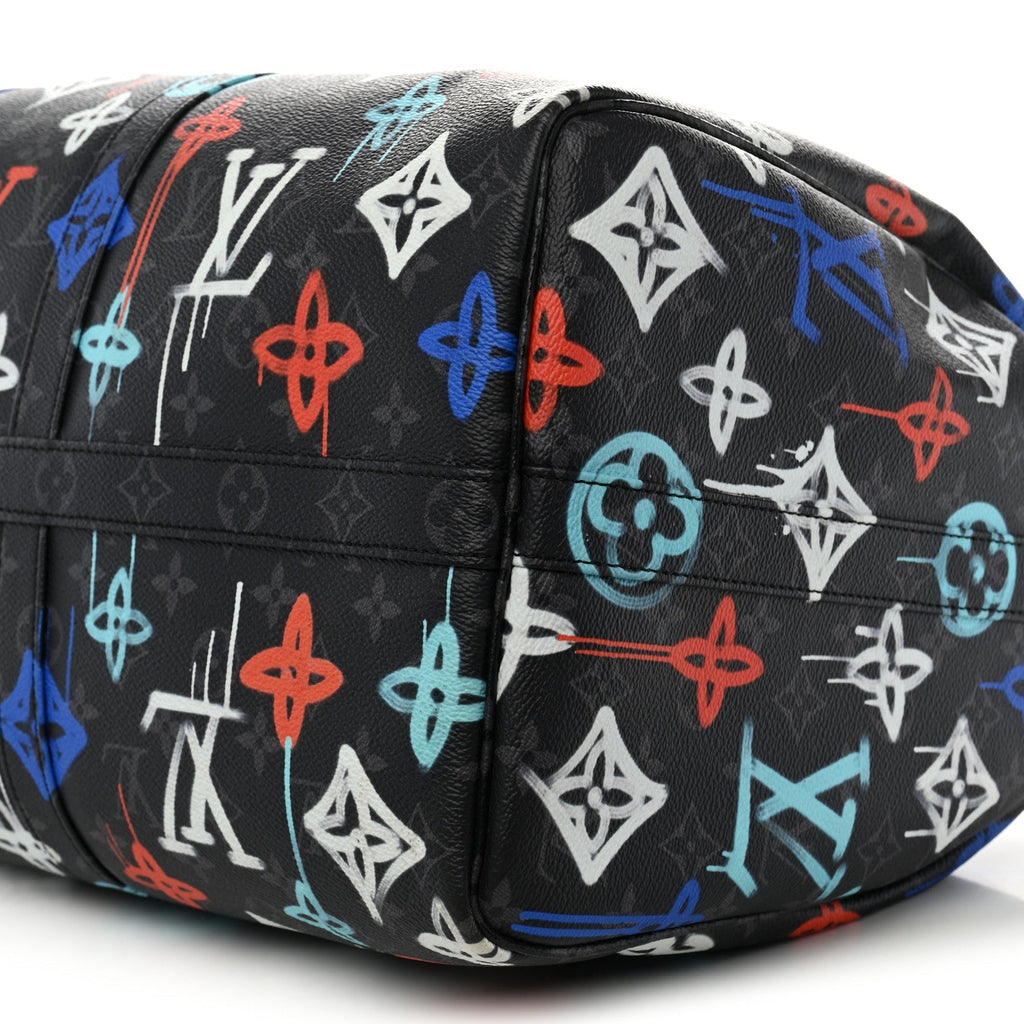Monogram Eclipse LV Graffiti Keepall Bandouliere 50 Multicolor