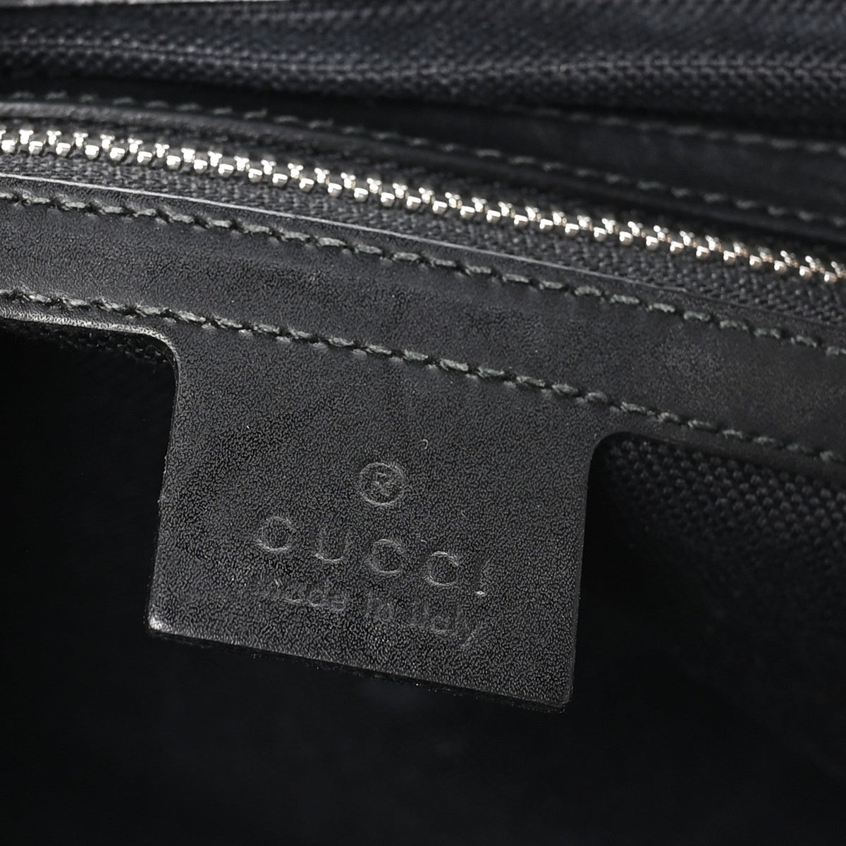 GG Supreme Monogram Web Flap Messenger Bag Black Grey