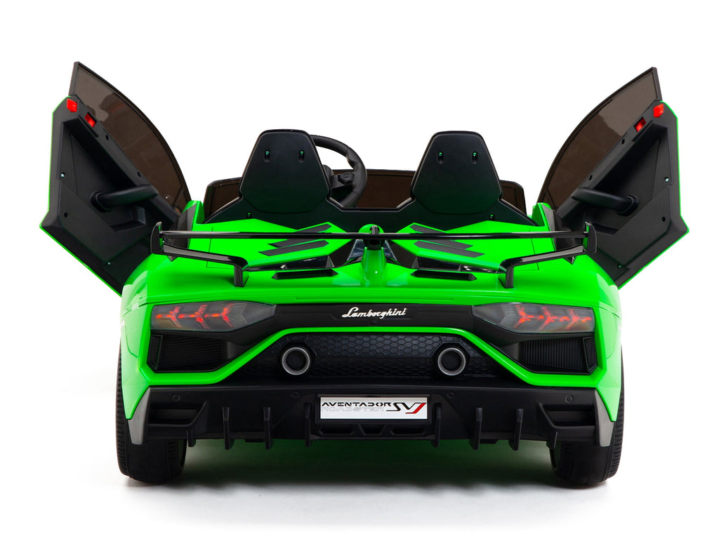 24V Lamborghini SVJ Ride On DRIFT Car with Remote Control - Green
